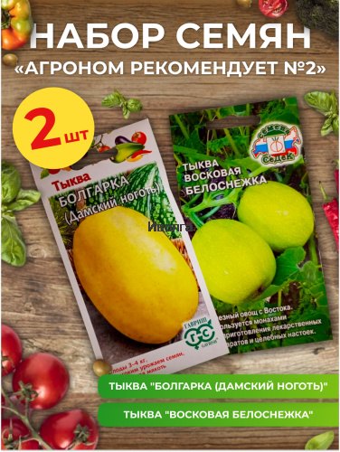 Набор семян тыквы "Агроном рекомендует №2"